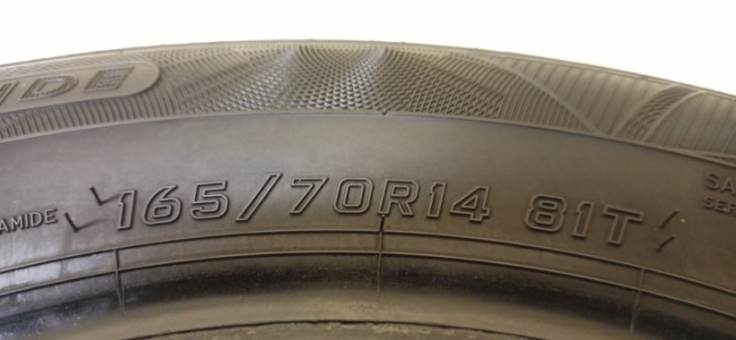 Falken Sincera 165/70 R14 81T 4 - 5 mm (Použité)