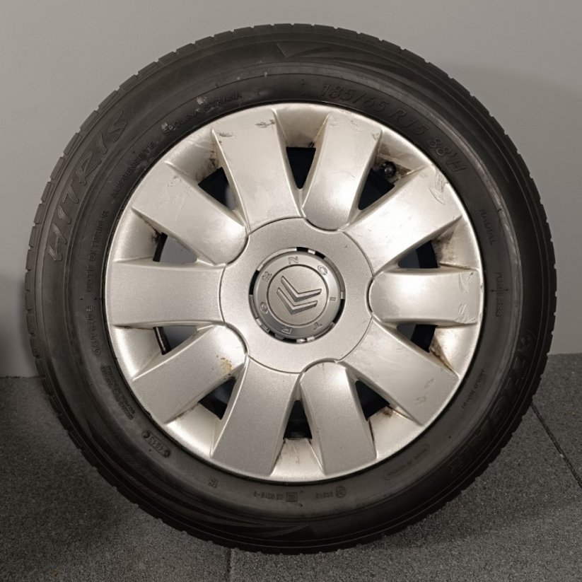 ALU kola Citroen C5, Berlingo, Xsara letní pneu 15