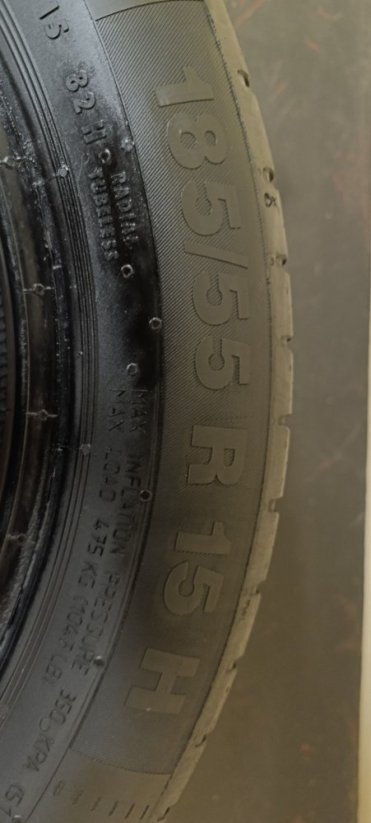 Continental ContiEcoContact 5 185/55 R15 82H 6,5mm (Použité)