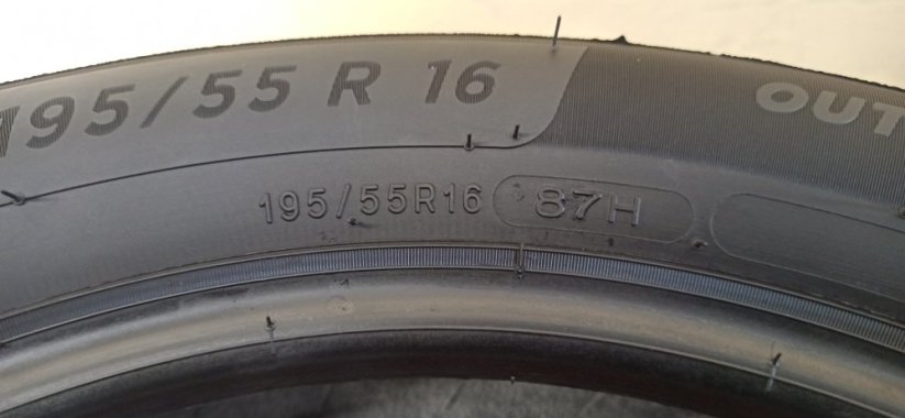 Michelin 195/55 R16 87H 6,5mm DEMO (Bazarové)