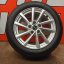ALU kola Borbet 5x112, ET48, zimní pneu 205/55 R16