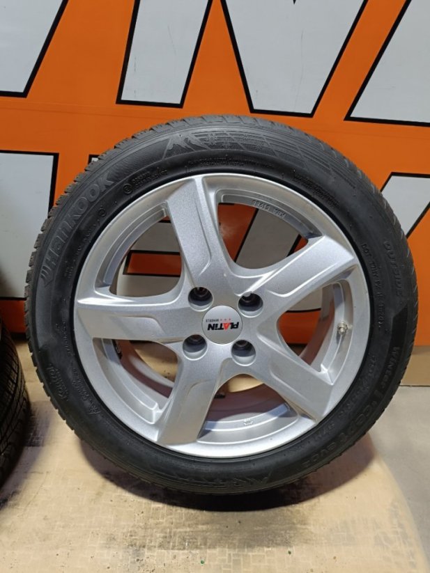 Alu kola Platin 4x108 ET20 + zimní pneu 195/55 R16