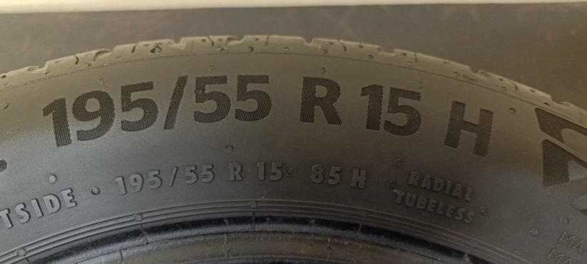 Continental Eco Contact 6 195/55 R15 85H 4,5 mm (Bazarové)