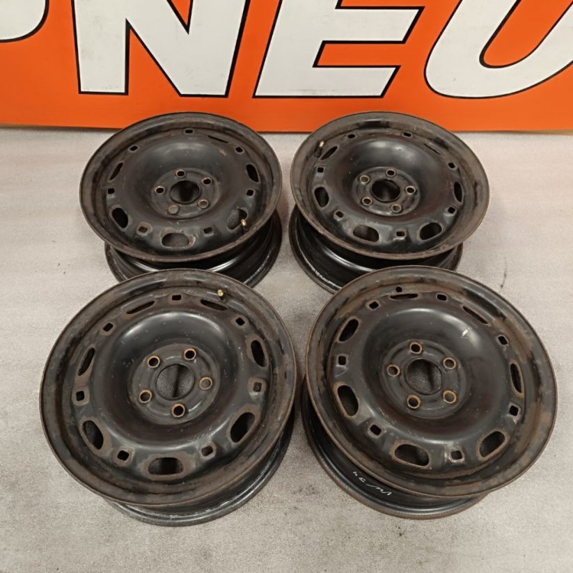 Ocelové disky VW, Škoda, 6Jx14'' , 5x100 , ET43