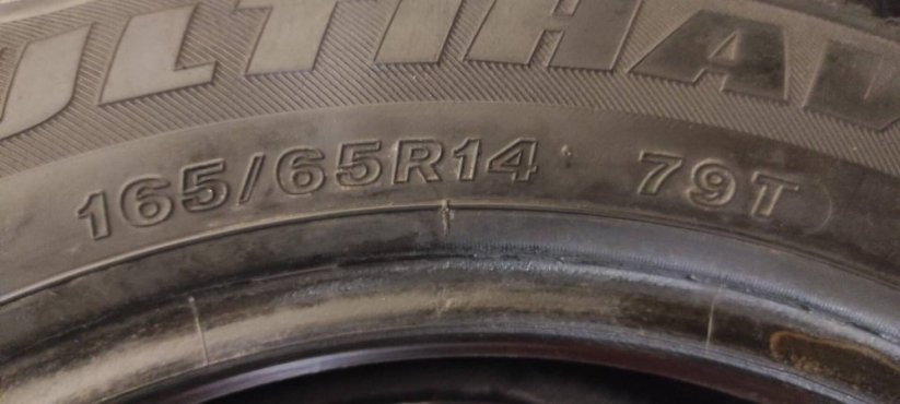 Letní pneu Firestone 165/65/14 4,5-5mm (Použité)