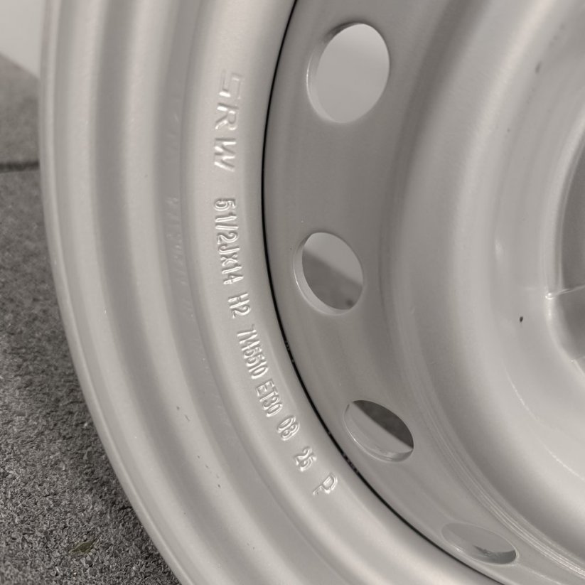 Ocelový disk SRW pro karavany a přívěsy 5,5Jx14" , 5x112 , ET30