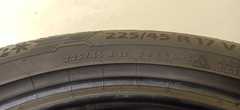 Barum Quartaris 5 225/45 R17 94V 6 - 7 mm (Použité)