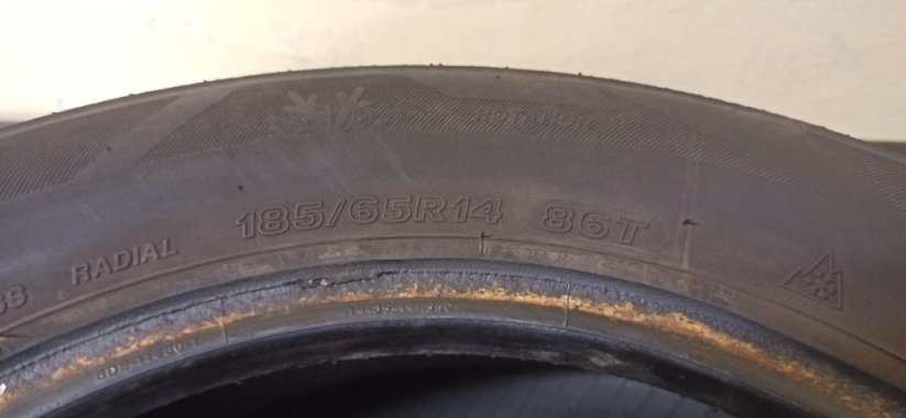 Dayton DW510 185/65 R14 86T 5 mm (Použité)