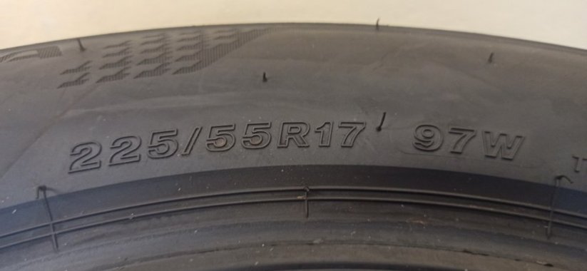 Bridgestone Turanza T005 225/55 R17 97W 5mm (Použité)