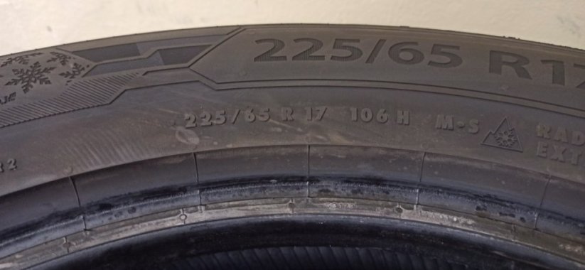 Barum Polaris 5 225/65 R17 106H 6,5 mm (Použité)
