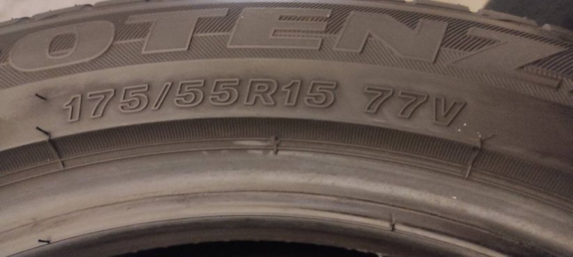 Bridgestone 175/55 R15 77V 6,5mm DEMO (Bazarové)