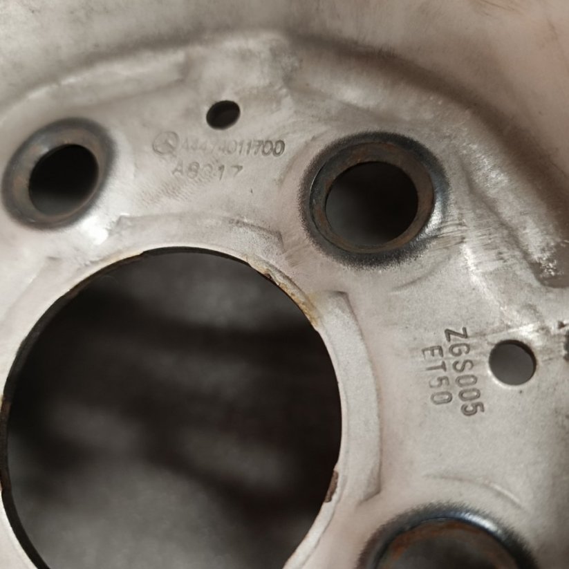 Ocelové disky Mercedes Vito, V-Class, 6,5Jx17''