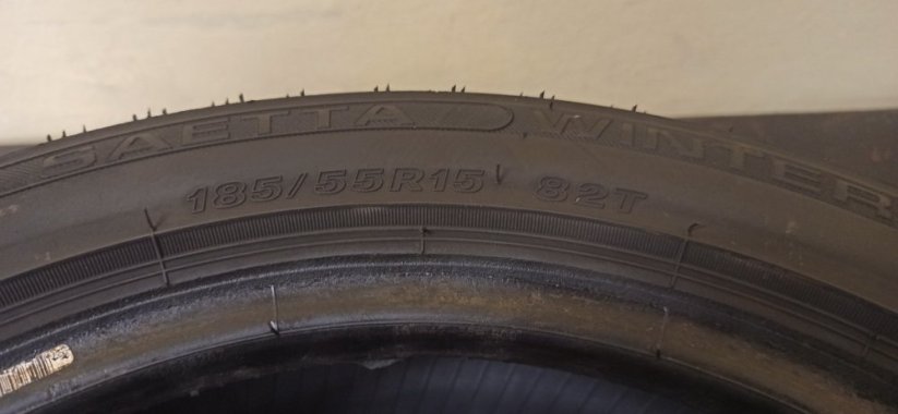 Saetta Winter 185/55 R15 82T 6,5 - 7,5 mm (Použité)