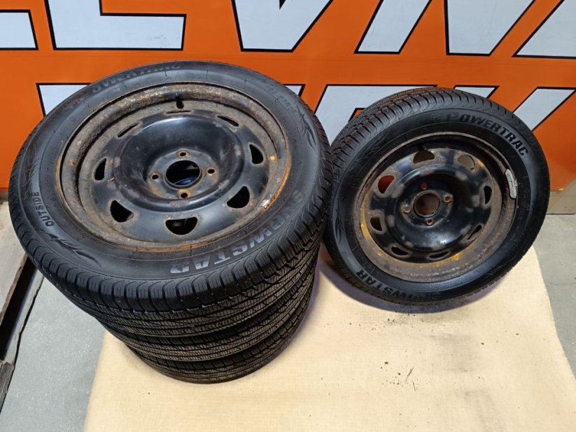 Kola Peugeot, Citroen + zimní pneu 195/55 R15
