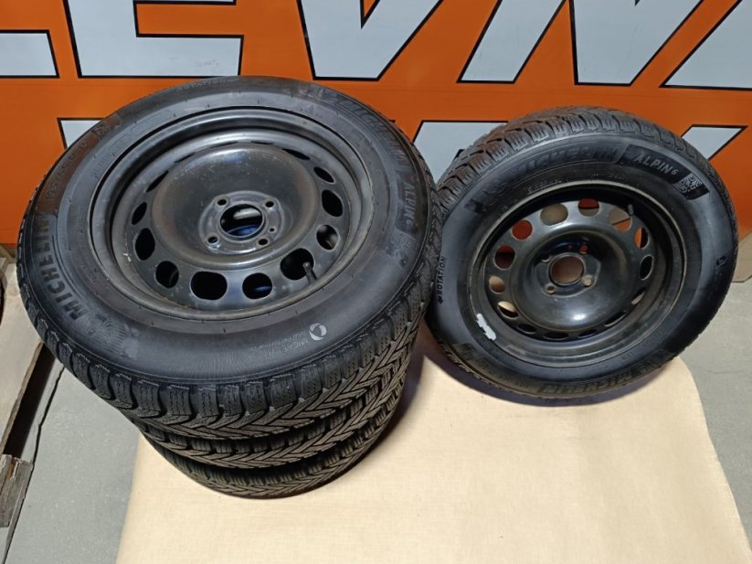 Kola Peugeot, Citroen 4x108+ zimní pneu 195/65R15