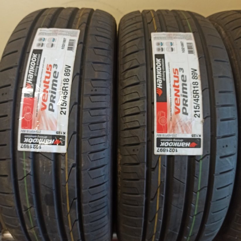 Hankook Ventus Prime 3 215/45 R18 89V 7,5 mm (Bazarové)