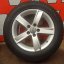 ALU kola Audi A4, 5x112 ET46 zimní pneu 225/55 R16