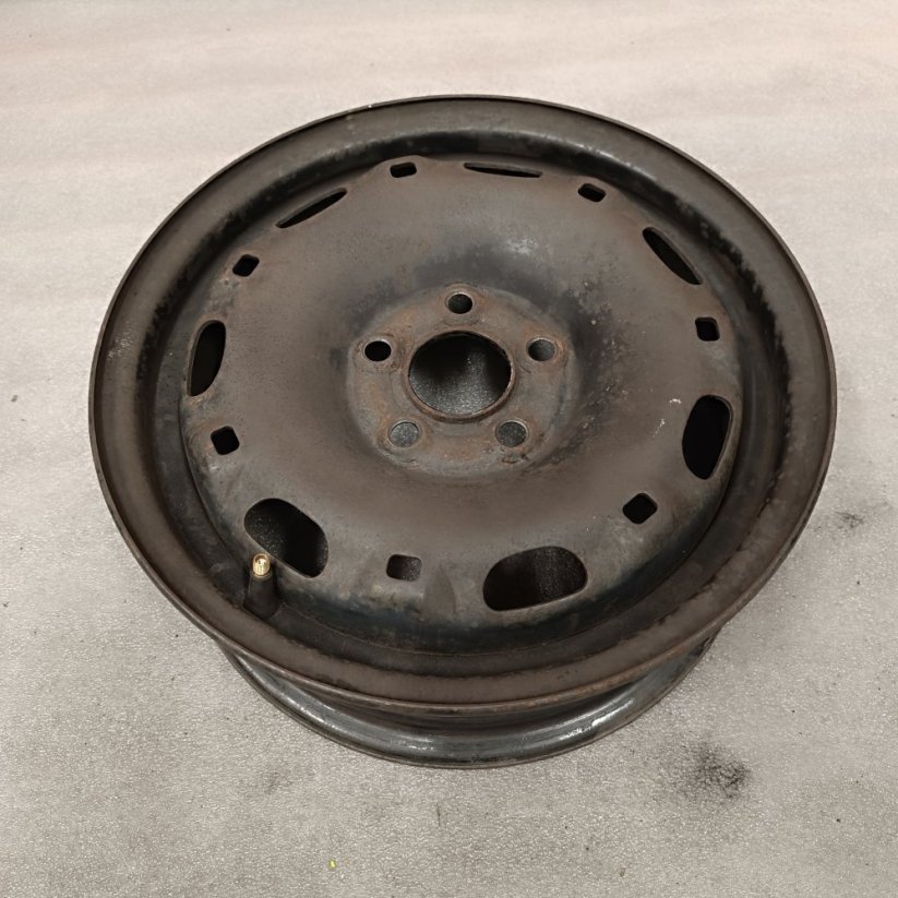 Ocelový disk Škoda Fabia, Roomster 5Jx14'', 5x100, ET35 1kus (Bazarové)