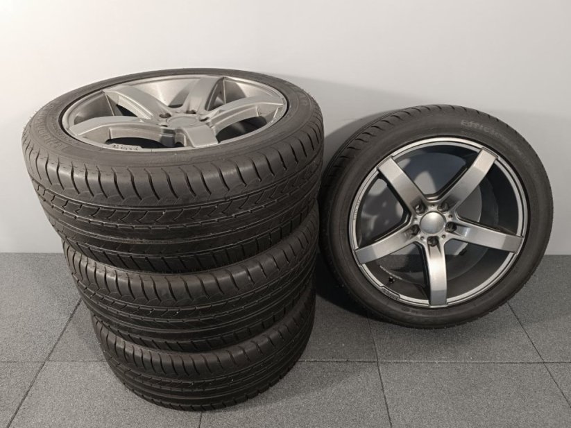 ALU kola Brock 5x112 + letní pneu 245/45 R18