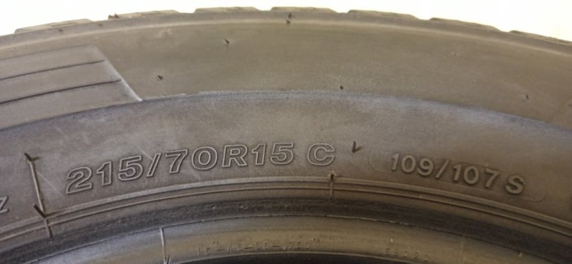 Bridgestone Duravis 215/70 R15C 109/107S 4,5 mm (Bazarové)