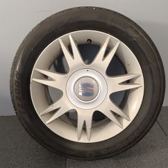 ALU kola Seat Ibiza 5x100 , letní pneu 195/55 R15