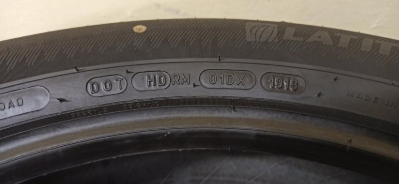 Michelin Latitude Sport 275/45 R20 110V 6,5mm DEMO (Použité)
