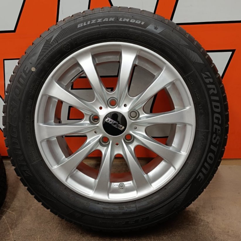 ALU kola OXXO 5x120 zimní pneu 205/60/16 NOVÁ SADA