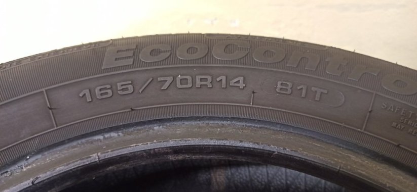 Fulda 165/70 R14 81T 4,5-5,5mm (Bazarové)