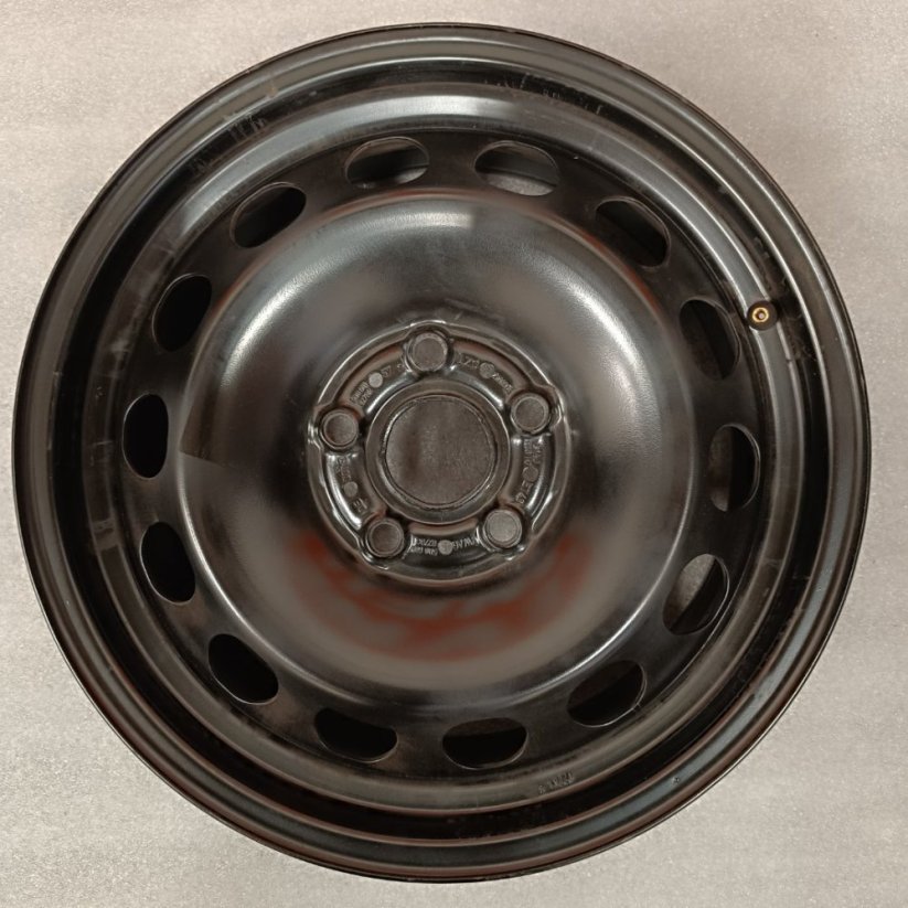 Ocelový disk VW, Škoda 6,5Jx16'', 5x112, ET46 1kus (Bazarové)