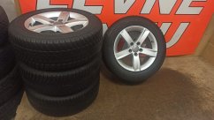 ALU kola Audi A4, 5x112 ET46 zimní pneu 225/55 R16