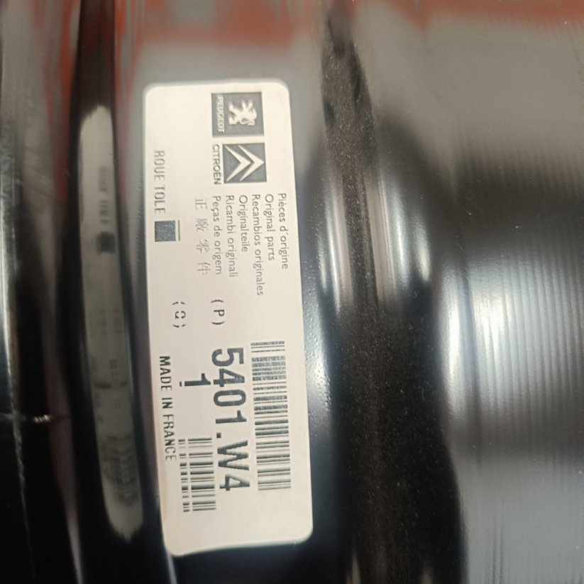 Ocelové disky Peugeot, Citroen 16'', 4x108 , ET32