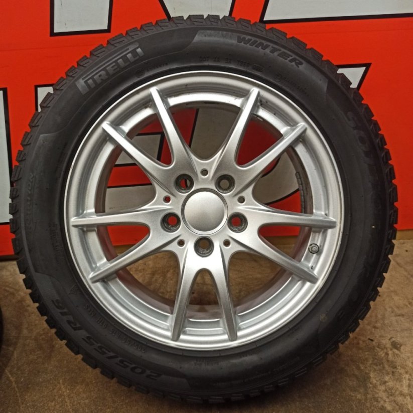 ALU kola Mercedes A,B,CLA ET49 zimní pneu205/55R16