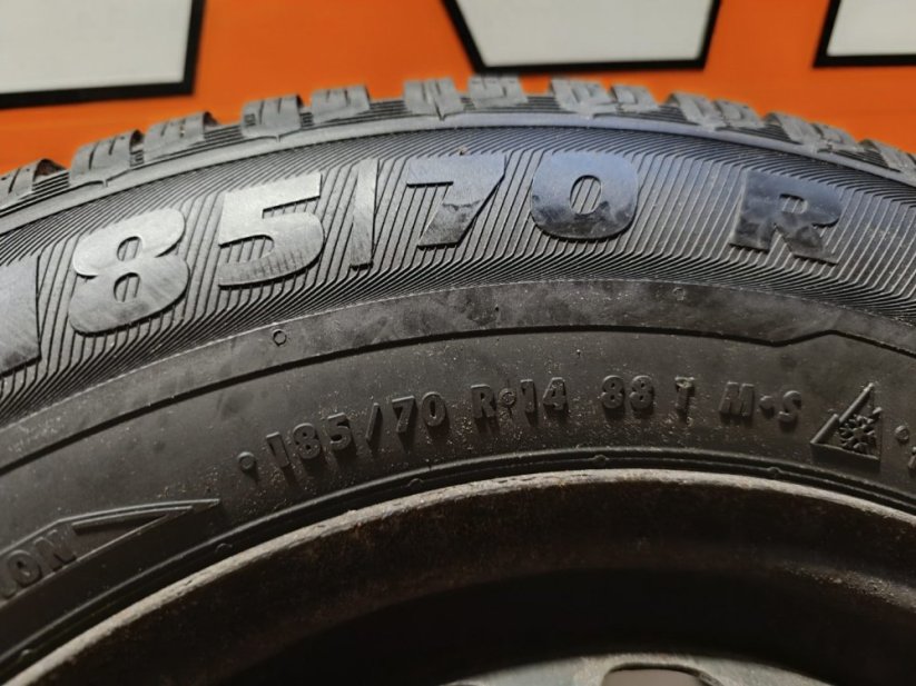 Zimní kola Opel Corsa 4x100 5,5Jx14 pneu 185/70R14