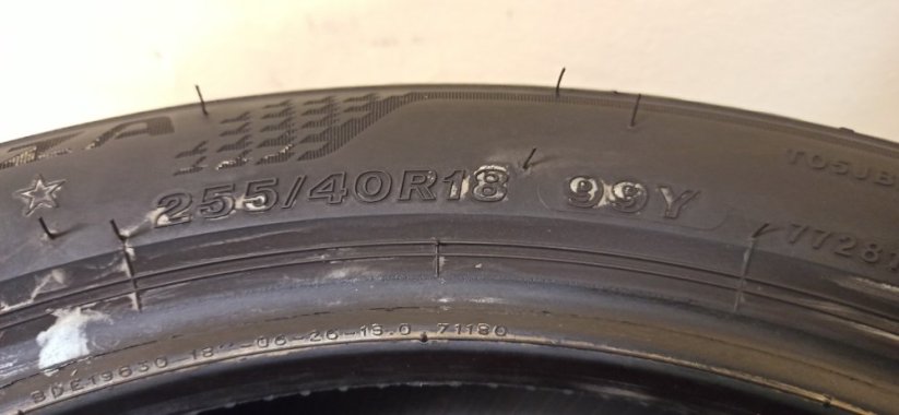 Bridgestone Turanza T005 255/40 R18 99Y 5,5 mm (Použité)