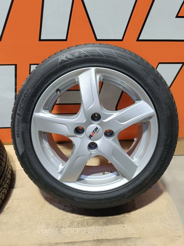 Alu kola Platin 4x108 ET20 + zimní pneu 195/55 R16