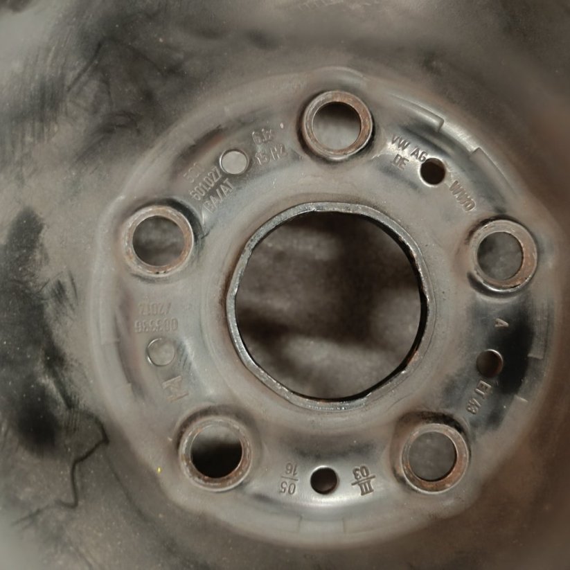 Ocelový disk VW T-Roc, Škoda Karoq 6Jx15'', 5x112, ET43 1kus (Použité)