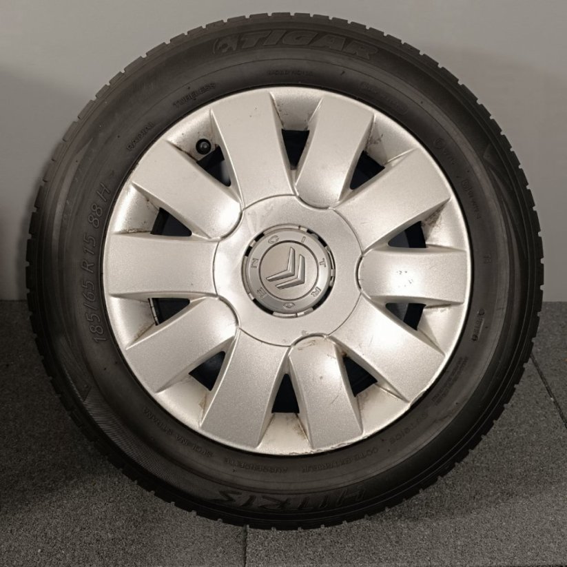 ALU kola Citroen C5, Berlingo, Xsara letní pneu 15