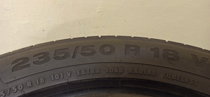 Continental Conti Sport 235/50 R18 101V 5,5 mm (Použité)