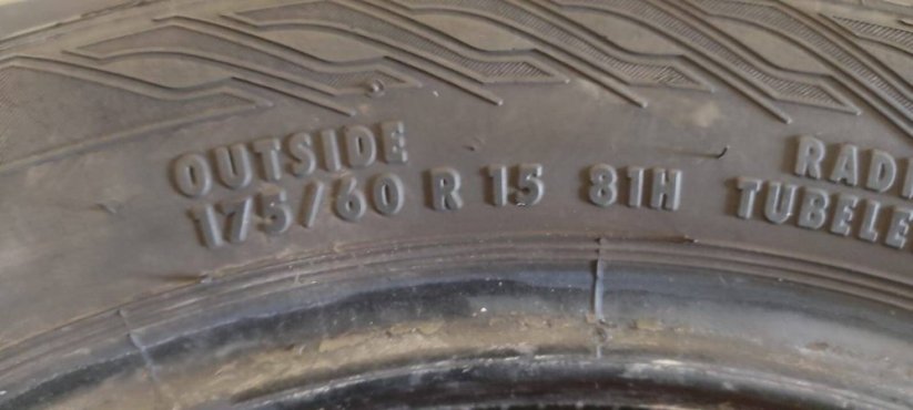 Continental ContiEcoContact 3 175/60 R15 81H 5,5mm (Bazarové)