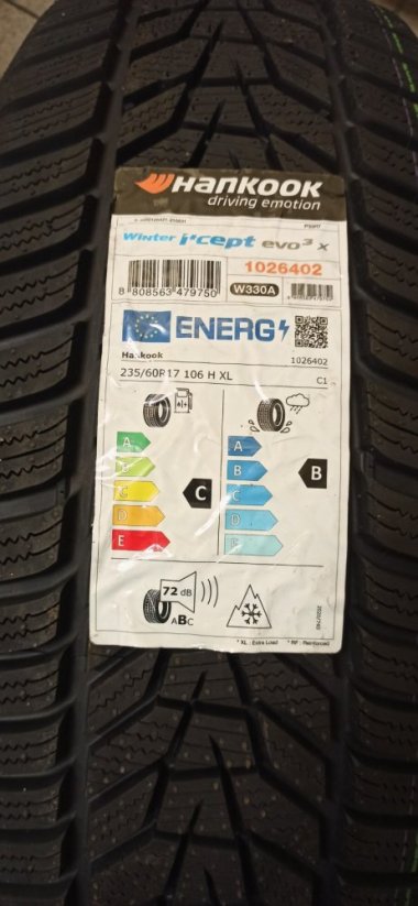 Hankook 235/60 R17 106H 8,5mm