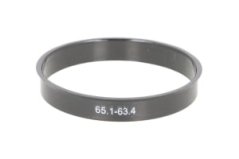 Vymezovací kroužky kol 65,1→ 63,4 mm (4 kusy)