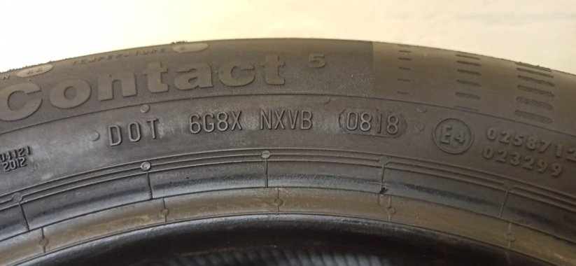 Continental 185/55 R15 82H 6,5mm (Použité)