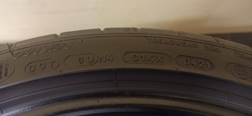 Michelin Pilot Super Sport 255/35 R19 96Y 4,5-5 mm (Použité)