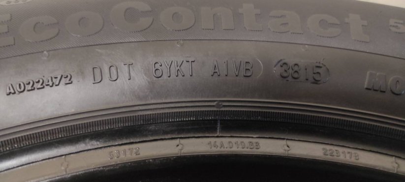 Continental 215/60 R17 96V 6,5-7mm (Použité)