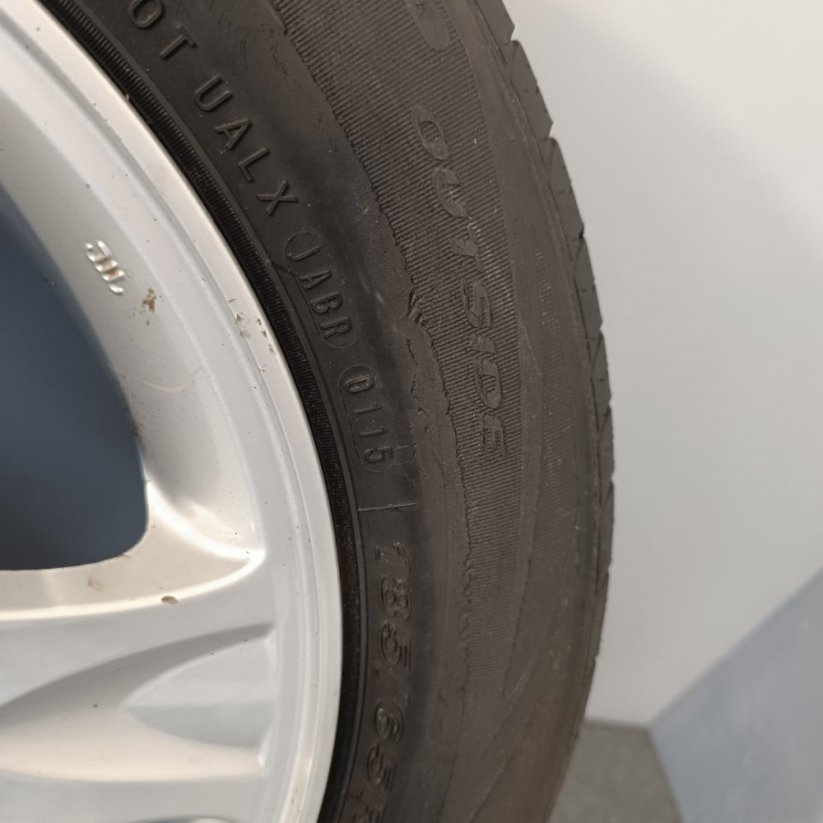 ALU kola Nissan Almera, letní pneu 185/65 R15