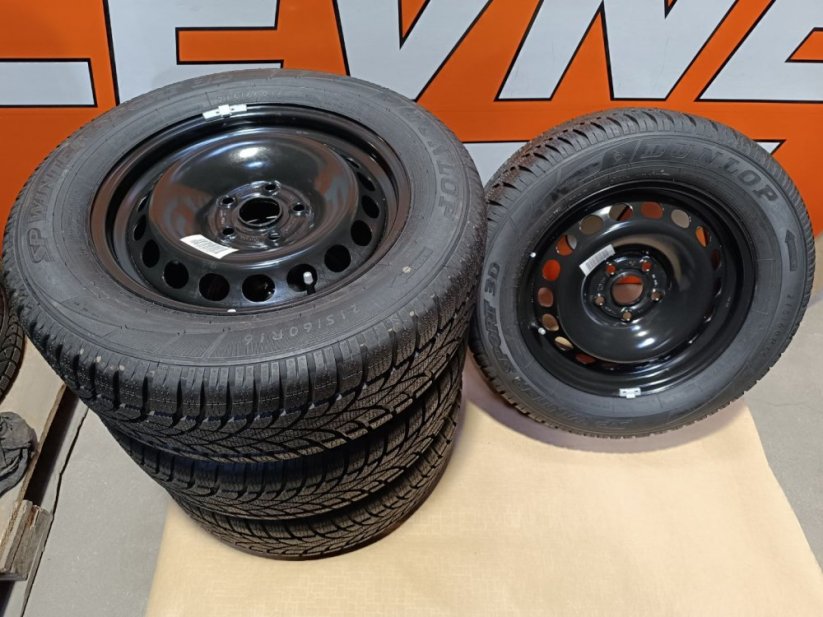 Zimní kola VW Passat ET44 , 215/60 R16 TOP SADA