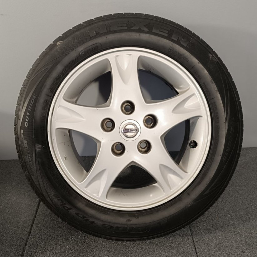 ALU kola Nissan Almera, letní pneu 185/65 R15