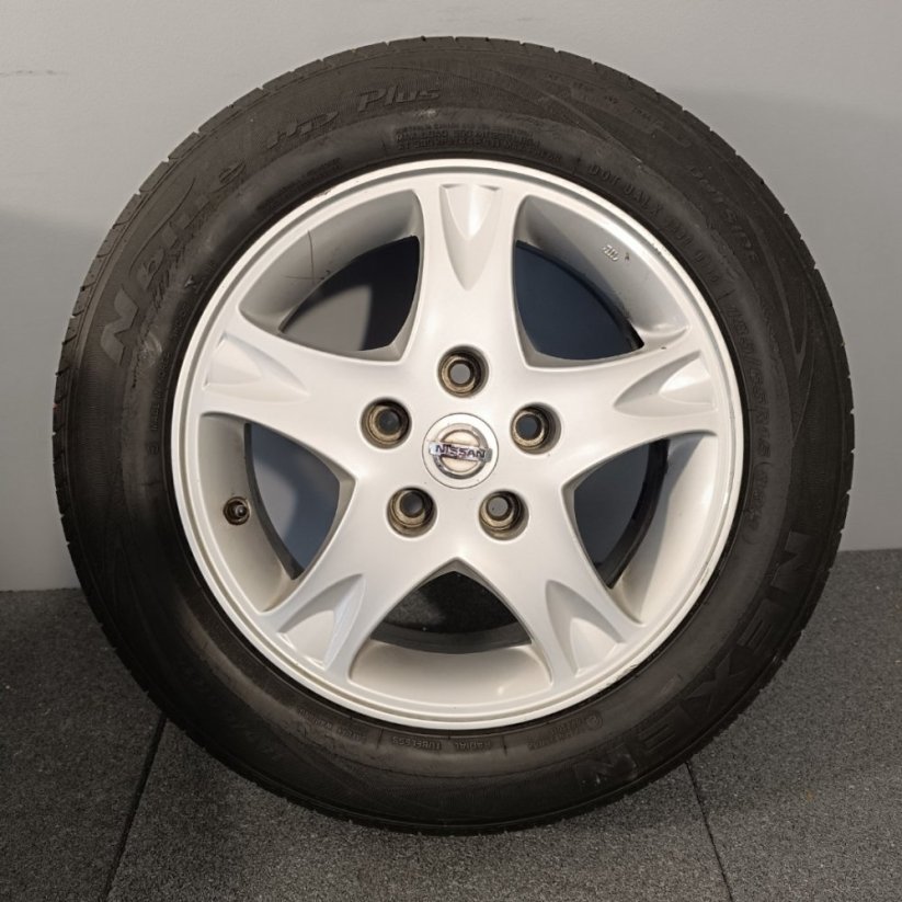 ALU kola Nissan Almera, letní pneu 185/65 R15