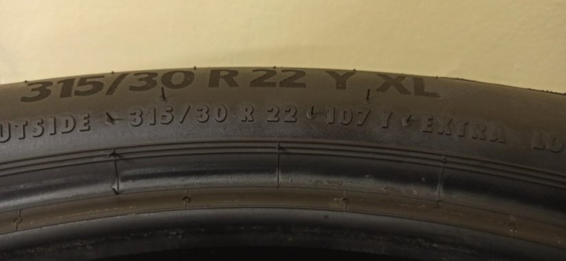 Continental Eco Contact 6 315/30 R22 107Y 5,5 mm (Použité)