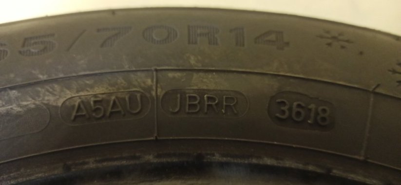 Dunlop Winter Response 2 165/70 R14 81T 5,5 -6,5mm (Bazarové)